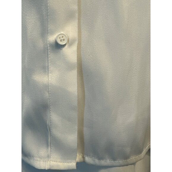 Tart Poly Silk Button Down Shirt Size XS - Picture 2 of 5